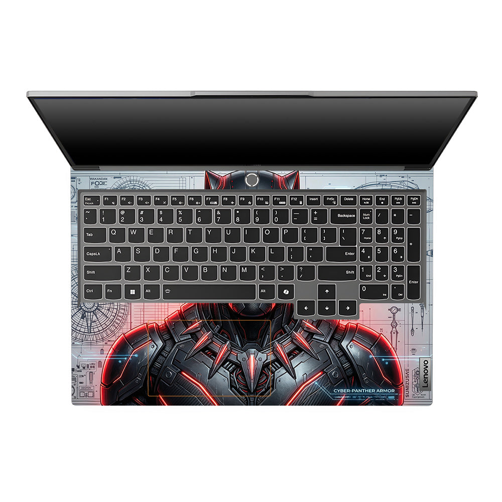 Futuristic Black Panther Lenovo Legion 5 16IRX9 3D Laptop Skin