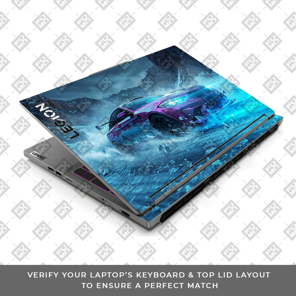 BMW Neon Drift Lenovo Legion 5 16IRX9 Laptop Skin