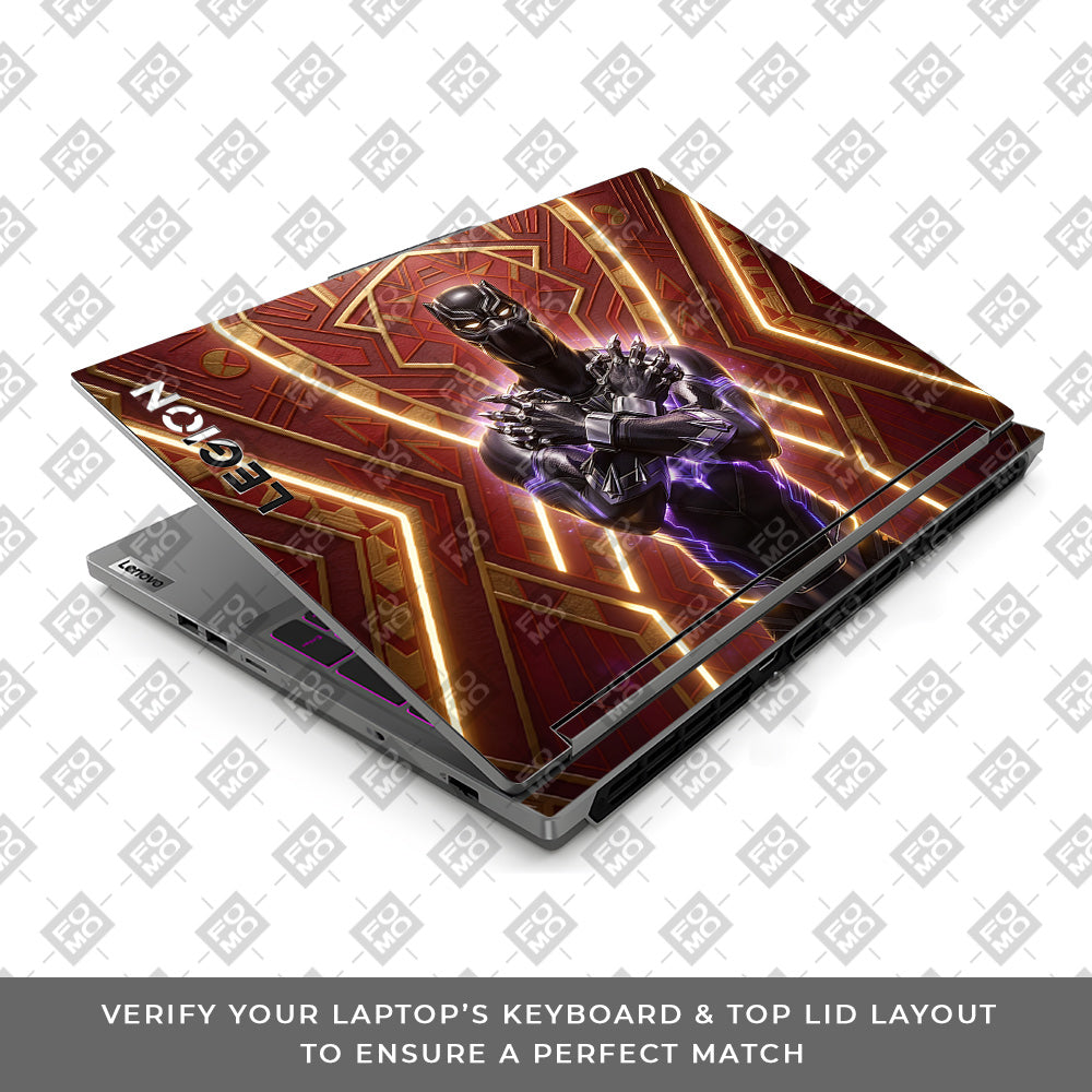 Black Panther Wakanda's King Lenovo Legion 5 16IRX9 3D Laptop Skin
