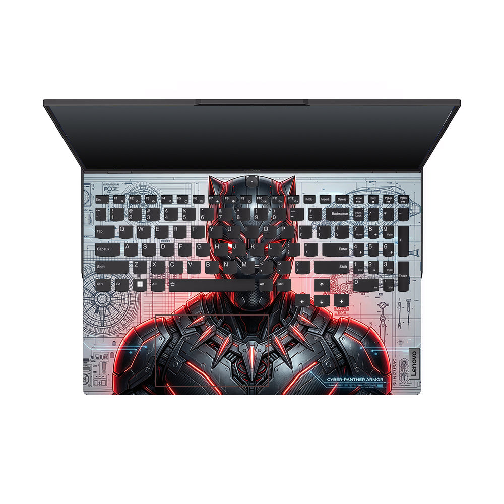 Black Panther Vibranium Tech Lenovo Legion 5 Pro 16IRX8 and 16IRX9 Laptop Skin