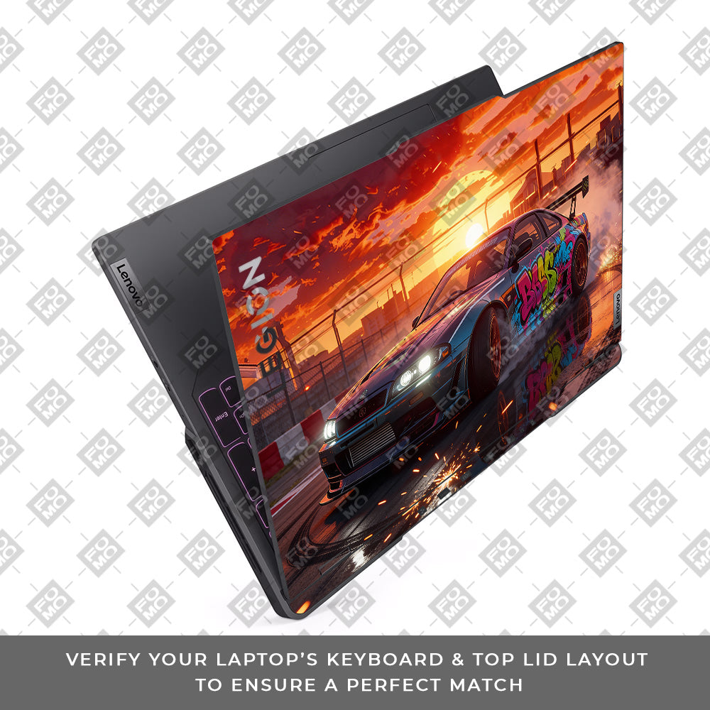 Tokyo Drift Vibes Lenovo Legion 5 Pro 16IRX8 and 16IRX9 Laptop Skin