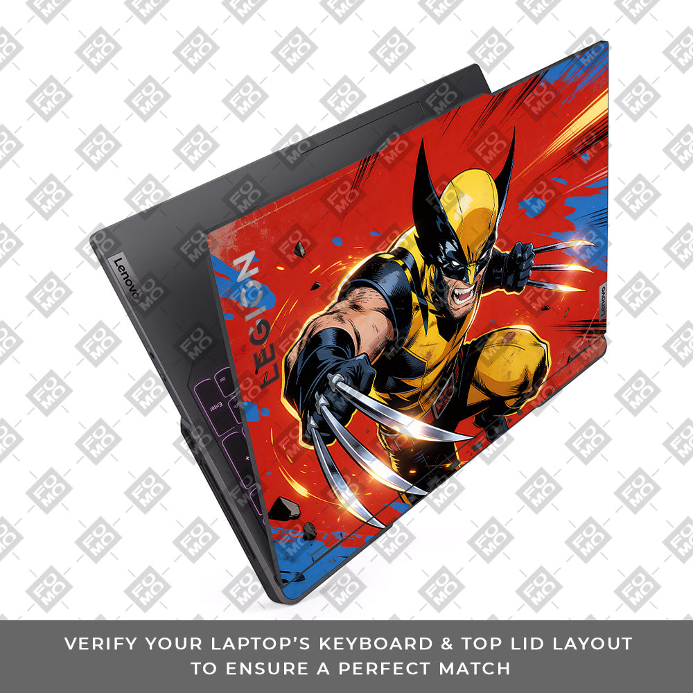 Adamantium Rage Lenovo Legion 5 Pro 16IRX8 and 16IRX9 Laptop Skin
