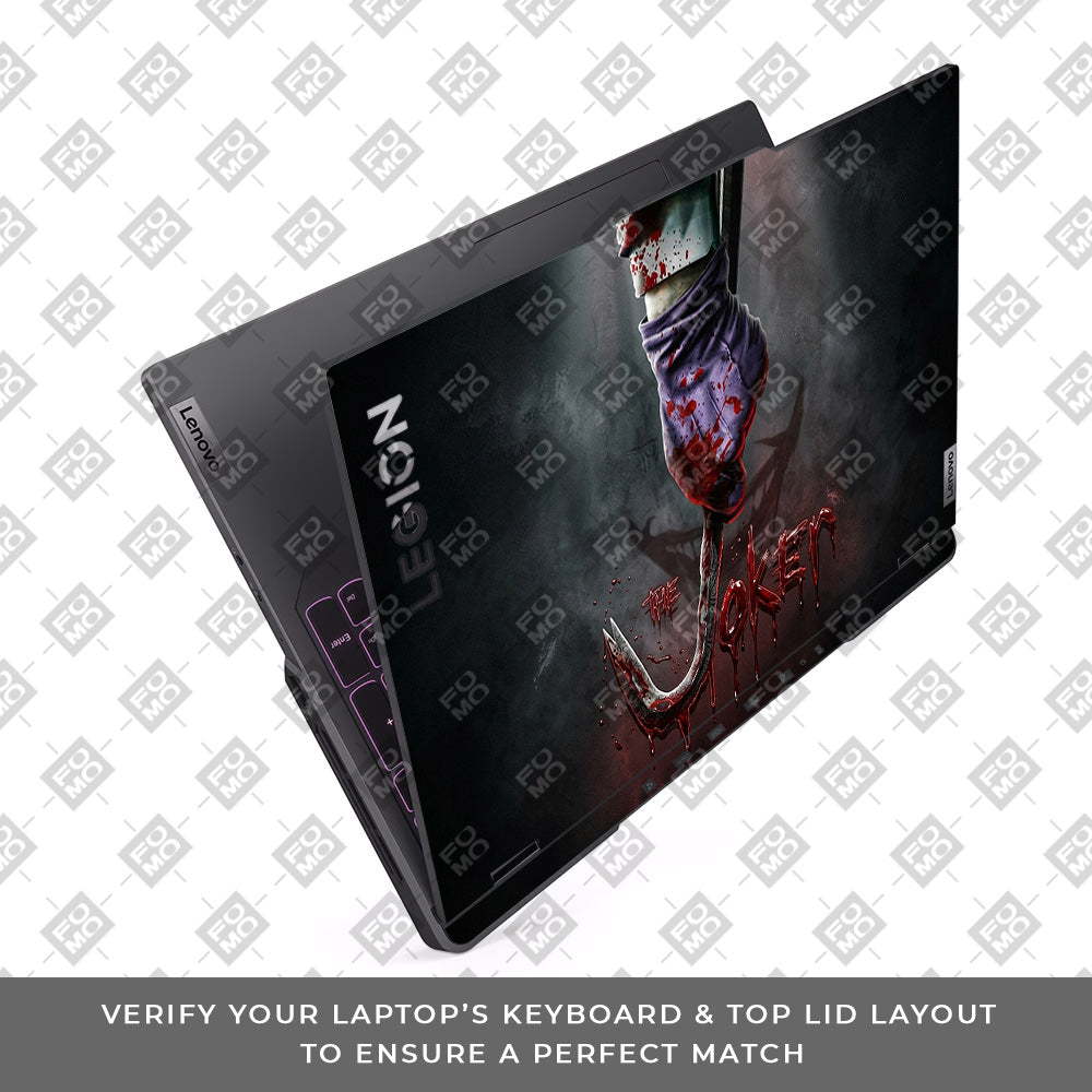 Bloodline of Joker Lenovo Legion 5 Pro 16IRX8 and 16IRX9 Laptop Skin