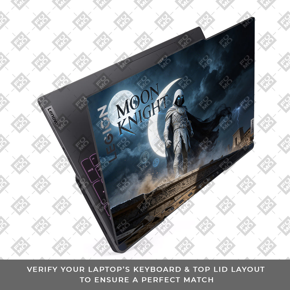 Moon Knight Lunar Vigil Lenovo Legion 5 Pro 16IRX8 and 16IRX9 Laptop Skin