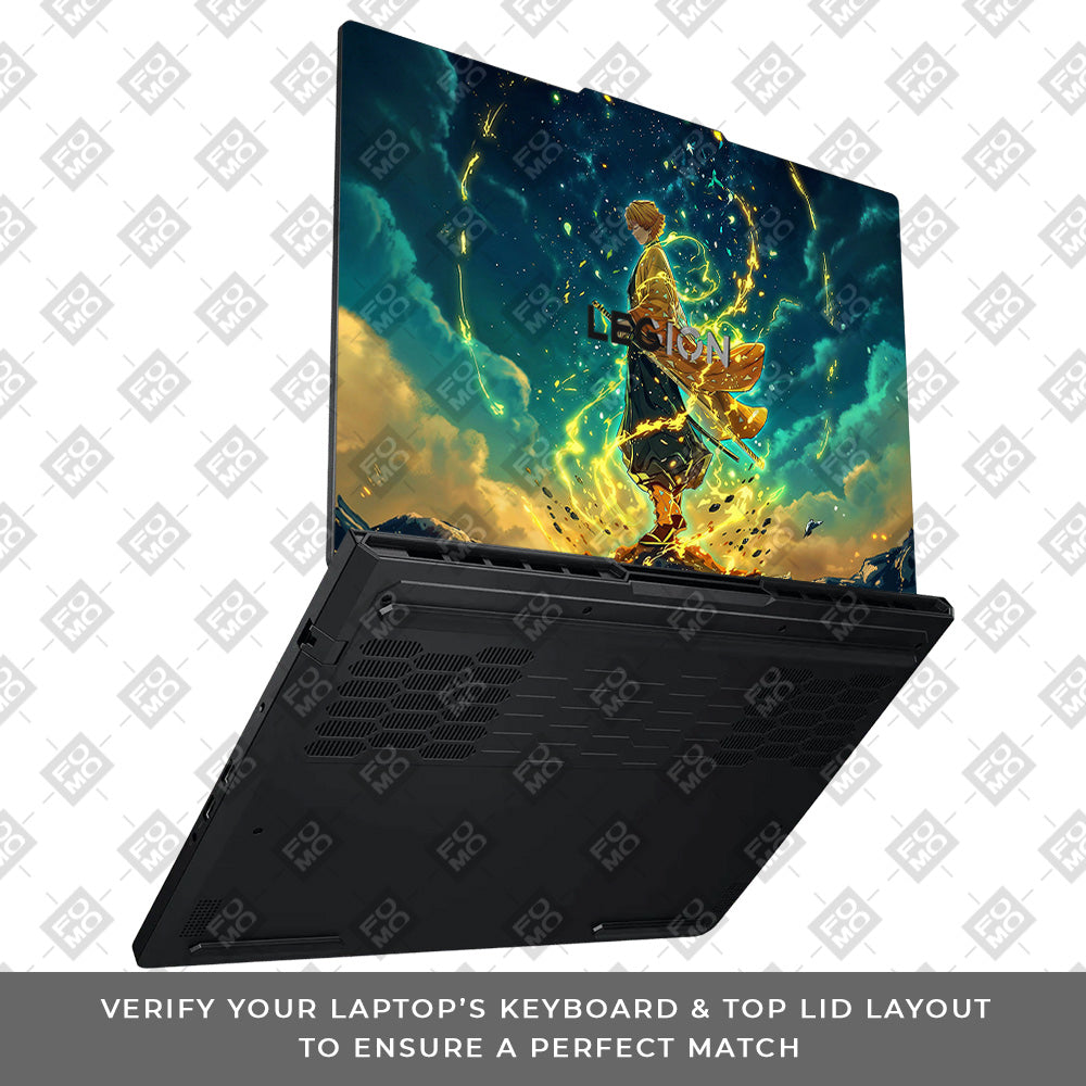 Zenitsu Thunder God Lenovo Legion Pro 5 16ADR10 Laptop Skin
