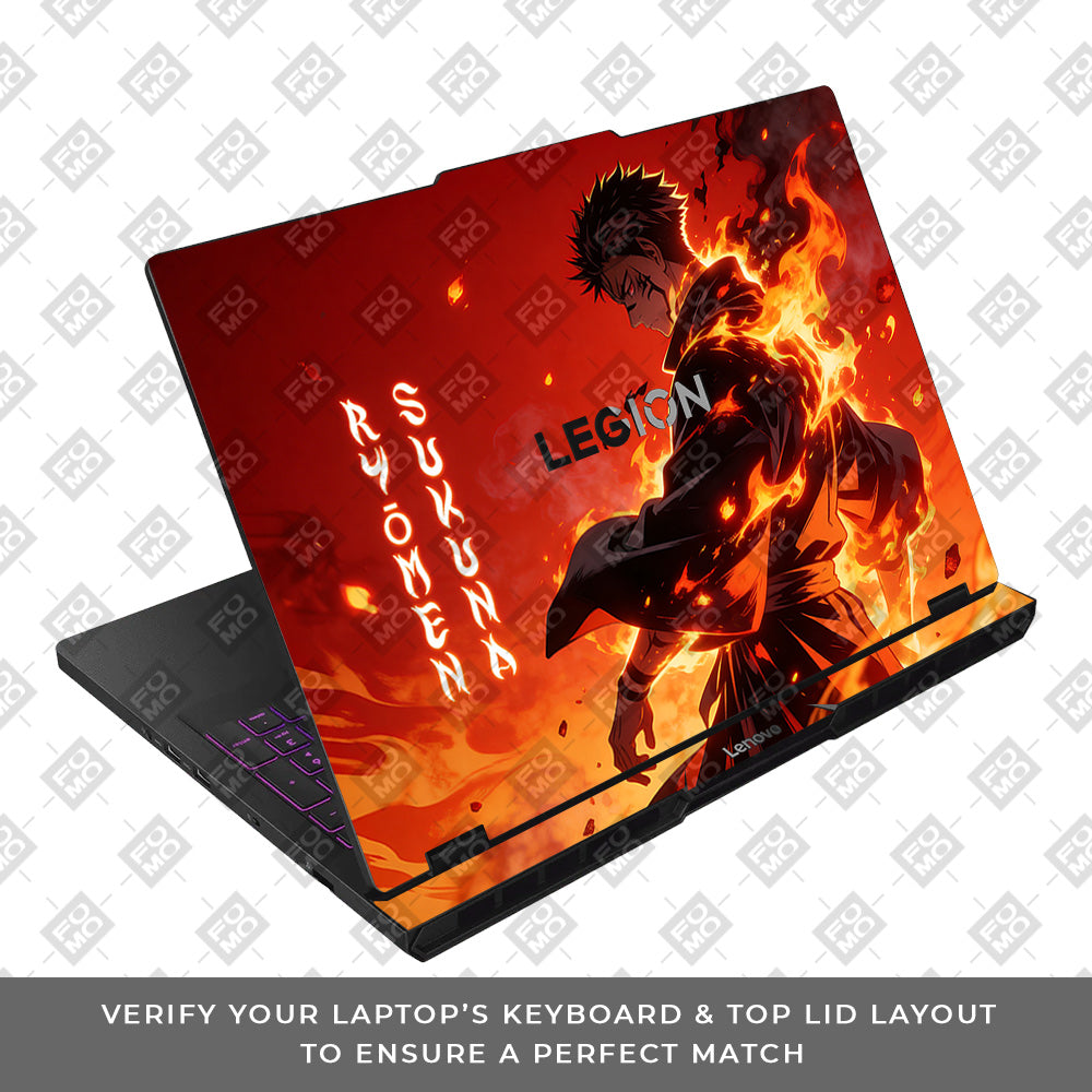 Ryomen Sukuna Lord of Curses Lenovo Legion Pro 5 16AFR10 Laptop Skin