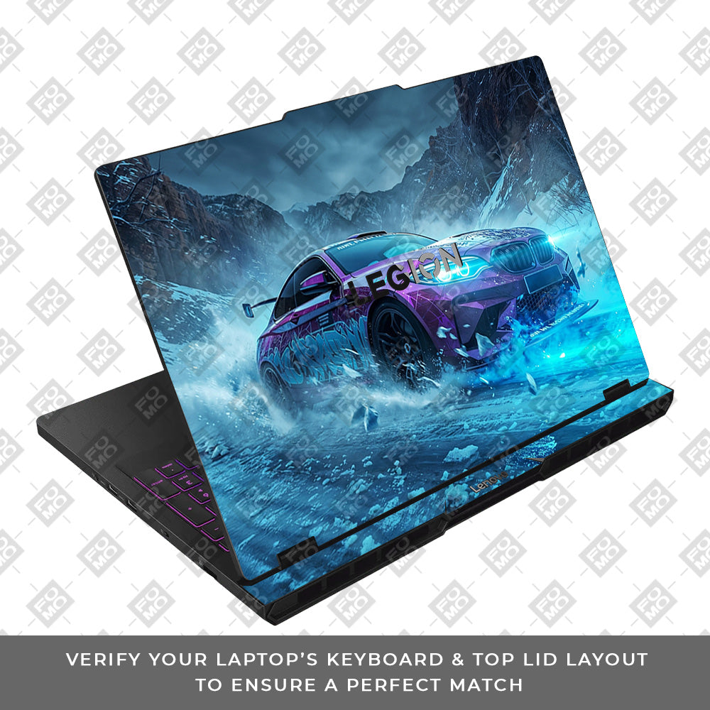 BMW Neon Drift Lenovo Legion Pro 5 16AFR10 Laptop Skin