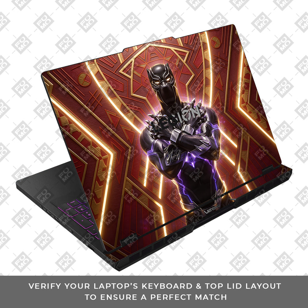 Black Panther Wakanda's King Lenovo Legion Pro 5 16AFR10 3D Laptop Skin
