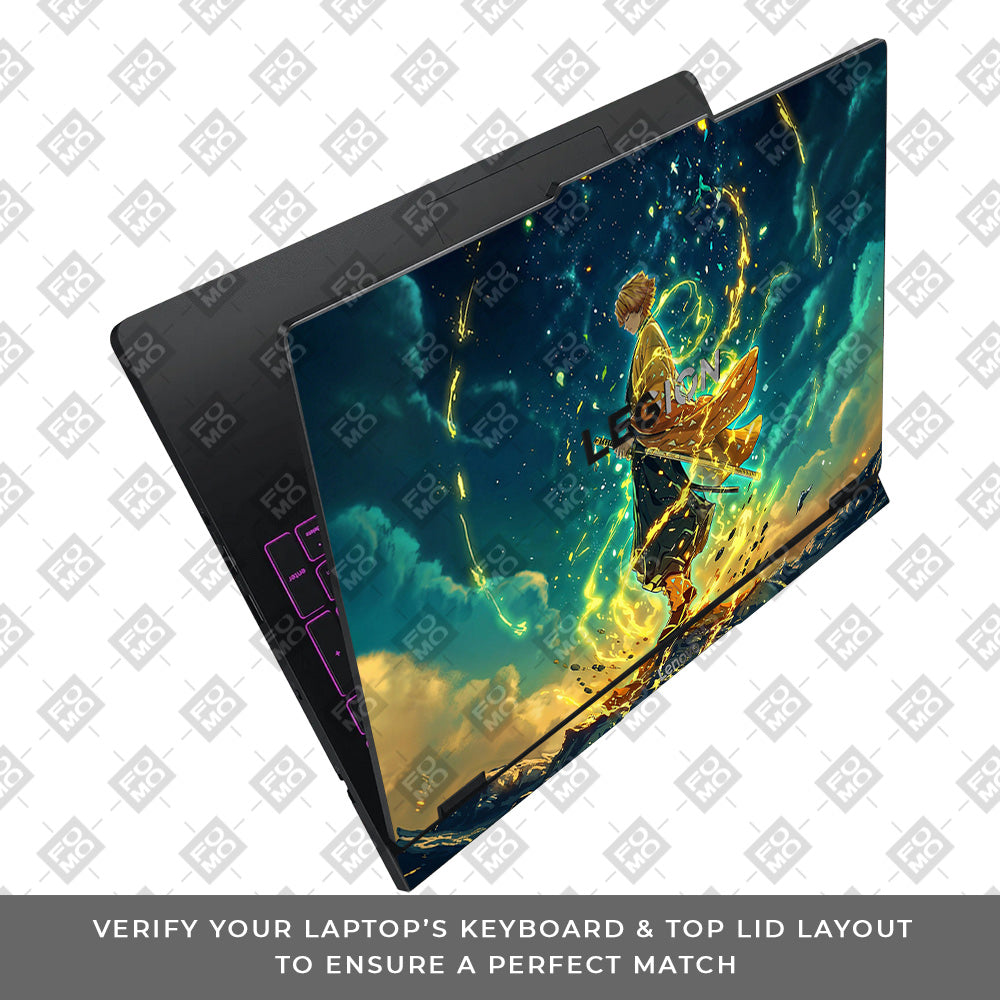 Zenitsu Thunder God Lenovo Legion Pro 5 16IAX10 Laptop Skin