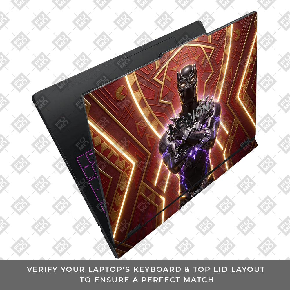 Black Panther Wakanda's King Lenovo Legion Pro 5 16IAX10 3D Laptop Skin