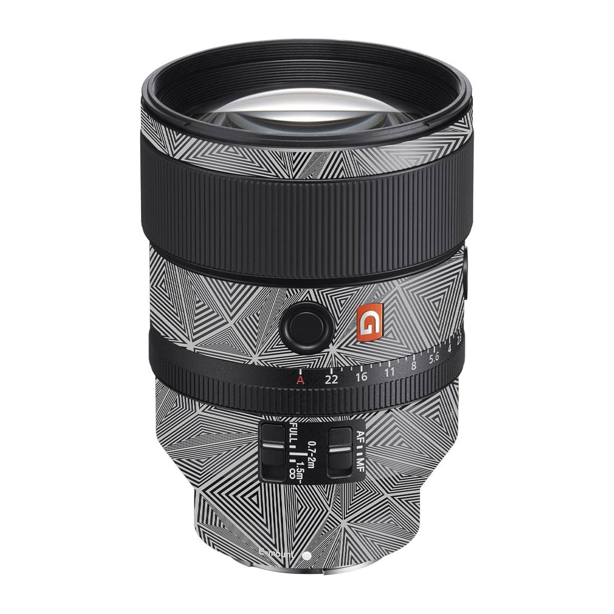 Textured Dark Prism Geometric Sony FE 135mm F/1.8 GM Camera Lens Skin