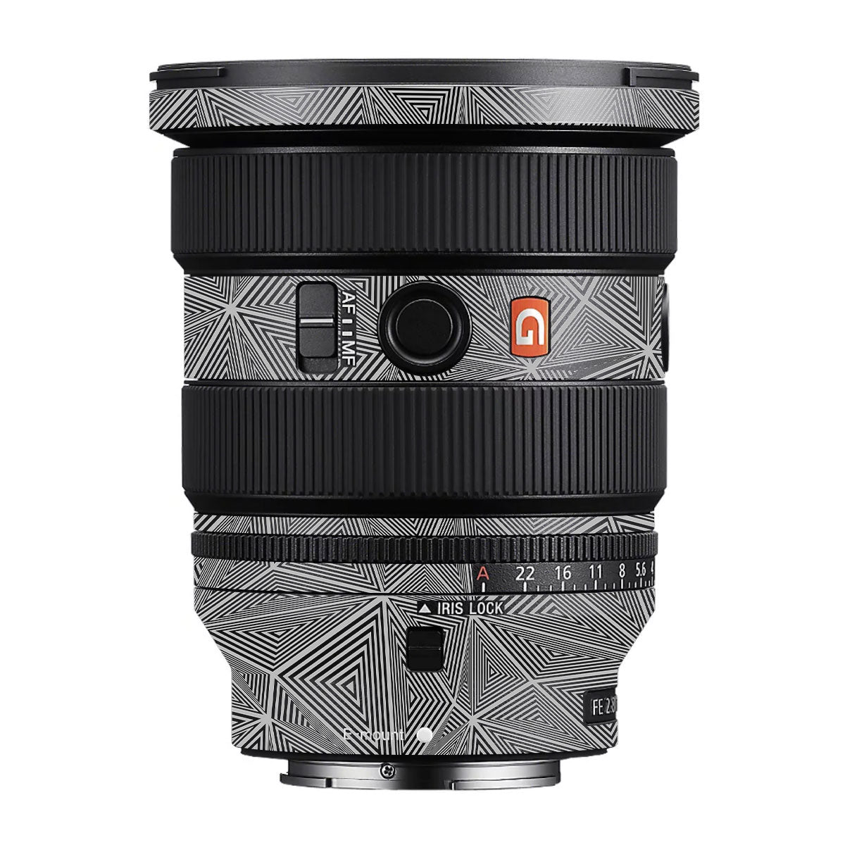 Textured Dark Prism Geometric Sony FE 16-35mm F/2.8 GM II Camera Lens Skin