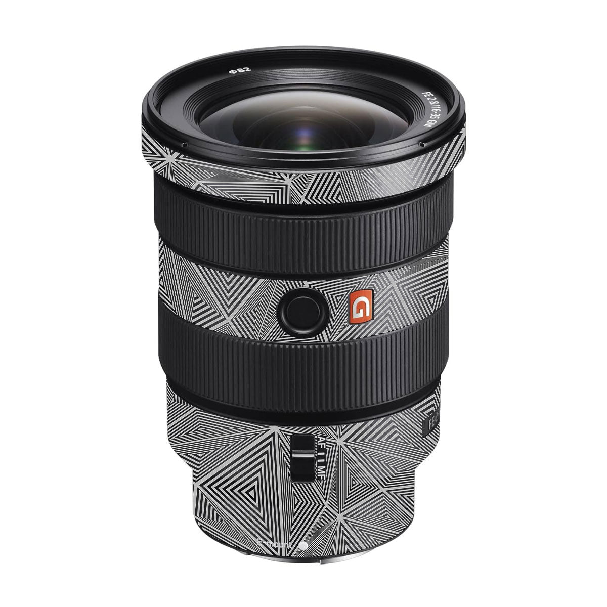 Textured Dark Prism Geometric Sony FE 16-35mm F/2.8 GM Camera Lens Skin