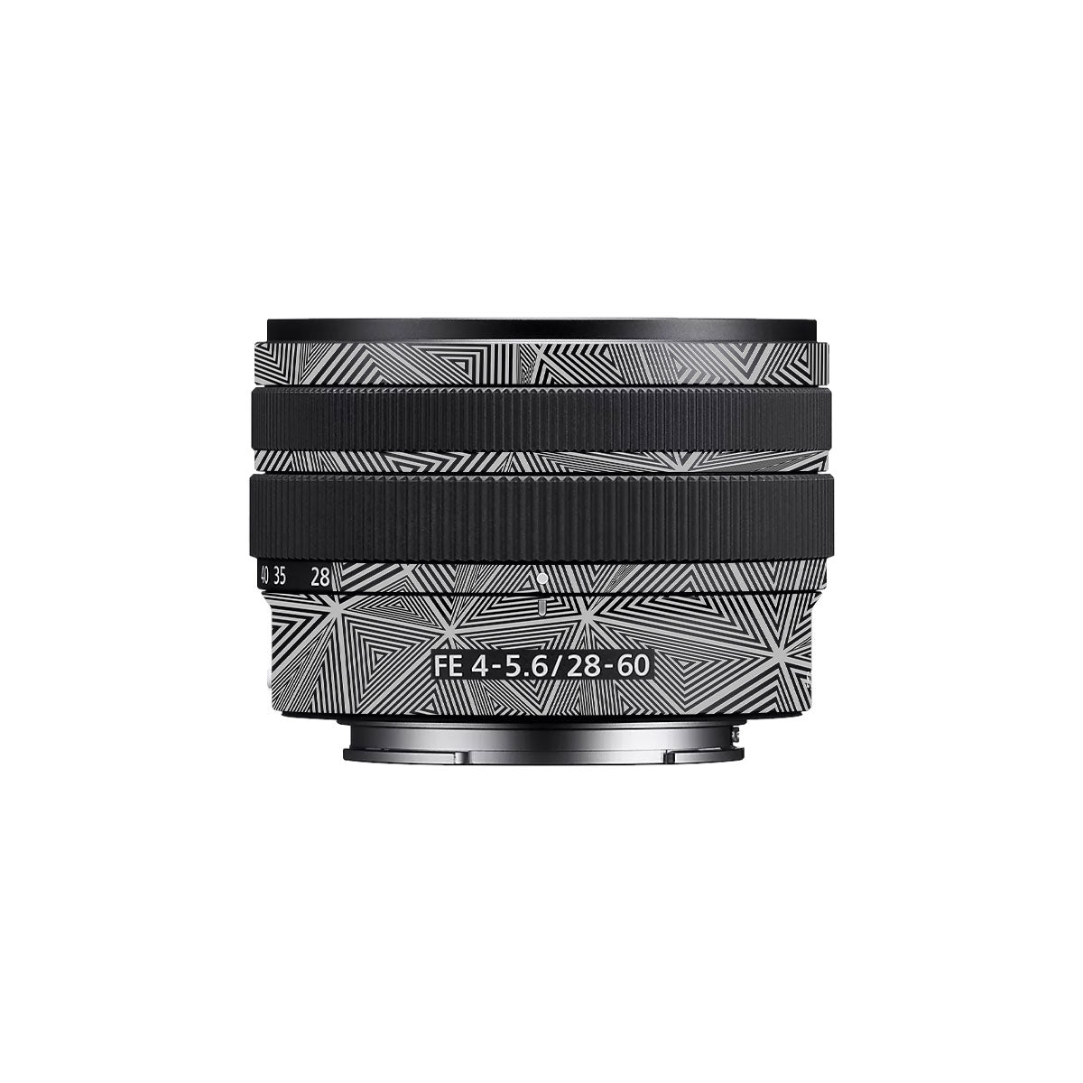 Textured Dark Prism Geometric Sony FE 28–70mm f/3.5–5.6 OSS Camera Lens Skin