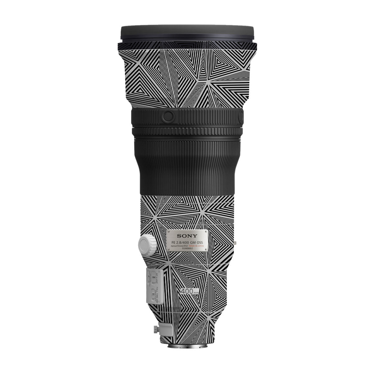 Textured Dark Prism Geometric Sony FE 400mm F/2.8 GM Camera Lens Skin