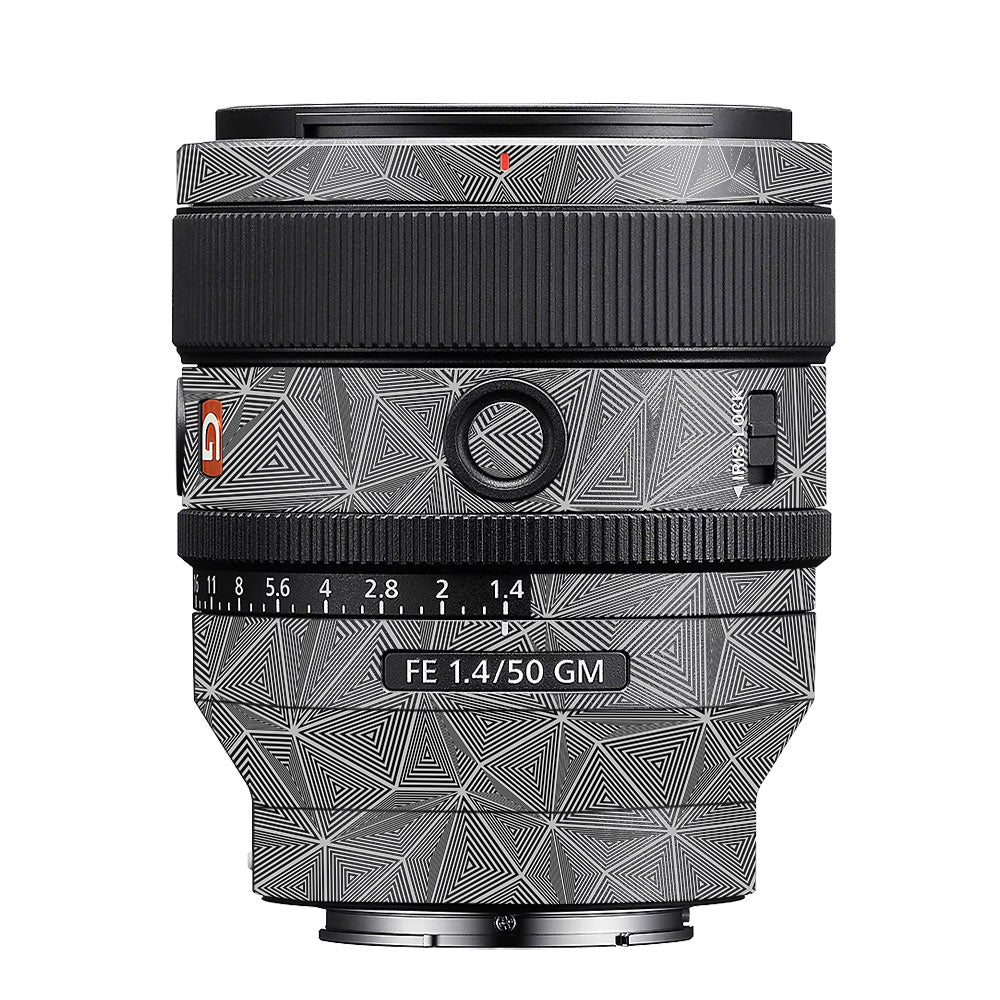 Textured Dark Prism Geometric Sony FE 50mm f/1.4 GM Camera Lens Skin