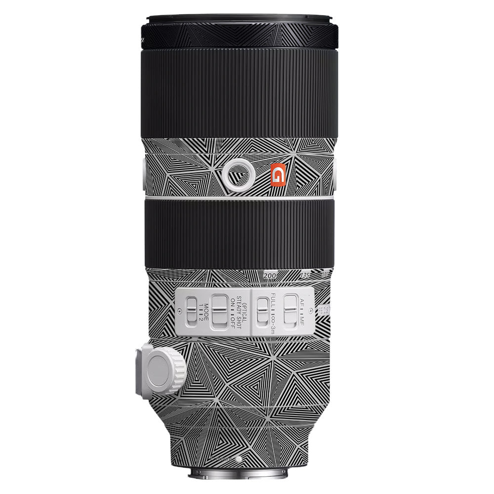 Textured Dark Prism Geometric Sony FE 70-200mm f/2.8 GM OSS Camera Lens Skin
