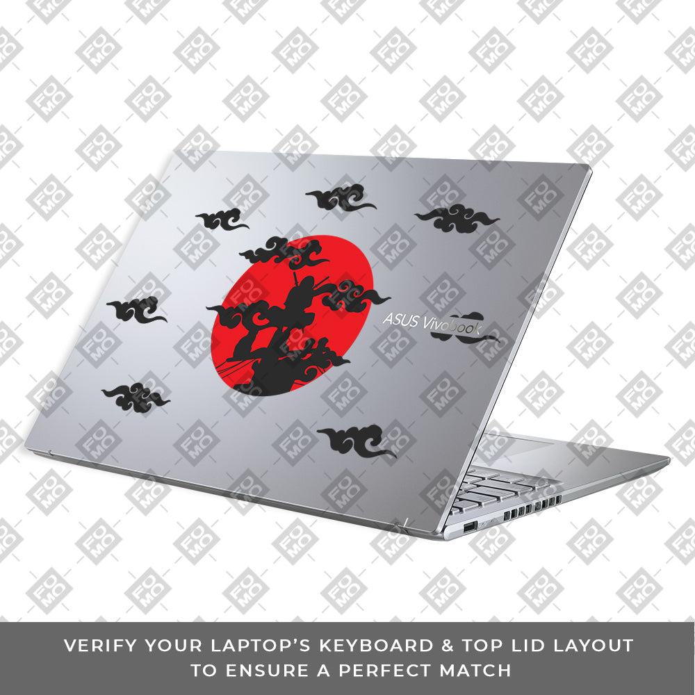 Transparent Moonlit Ninja Asus Vivobook 16X M1603QA Laptop Skin