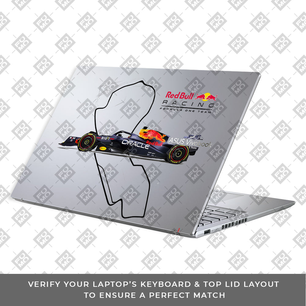 Transparent Track King Asus Vivobook 16X M1603QA Laptop Skin