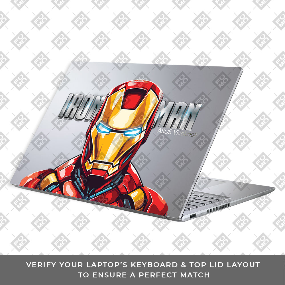 Transparent Arc Reactor Asus Vivobook 16X M1603QA Laptop Skin