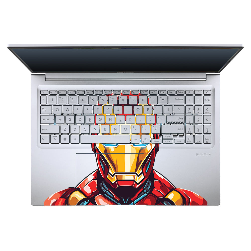 Transparent Arc Reactor Asus Vivobook 16X M1603QA Laptop Skin