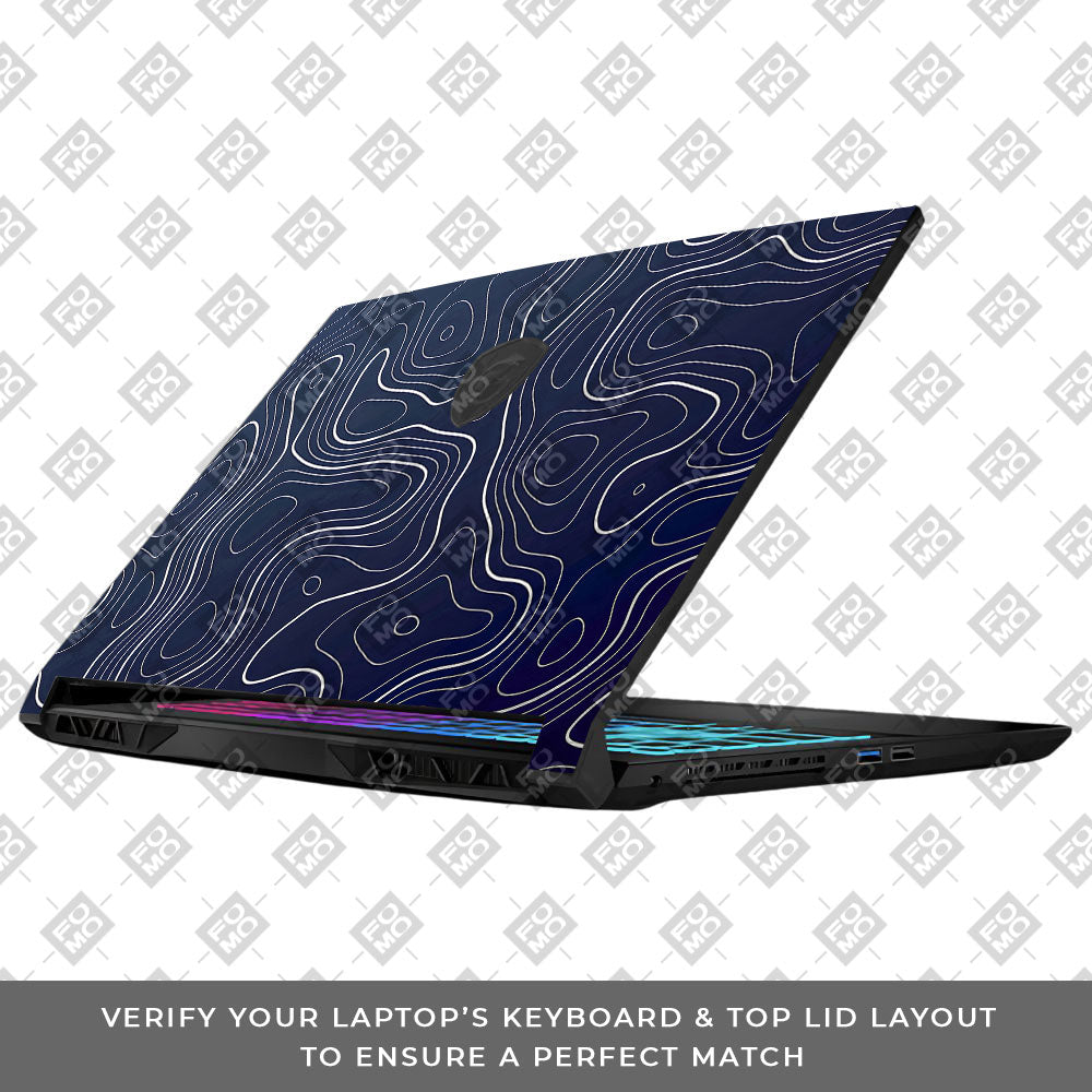 Fluid Lines Design MSI Katana 15 B13V 3D Laptop Skin