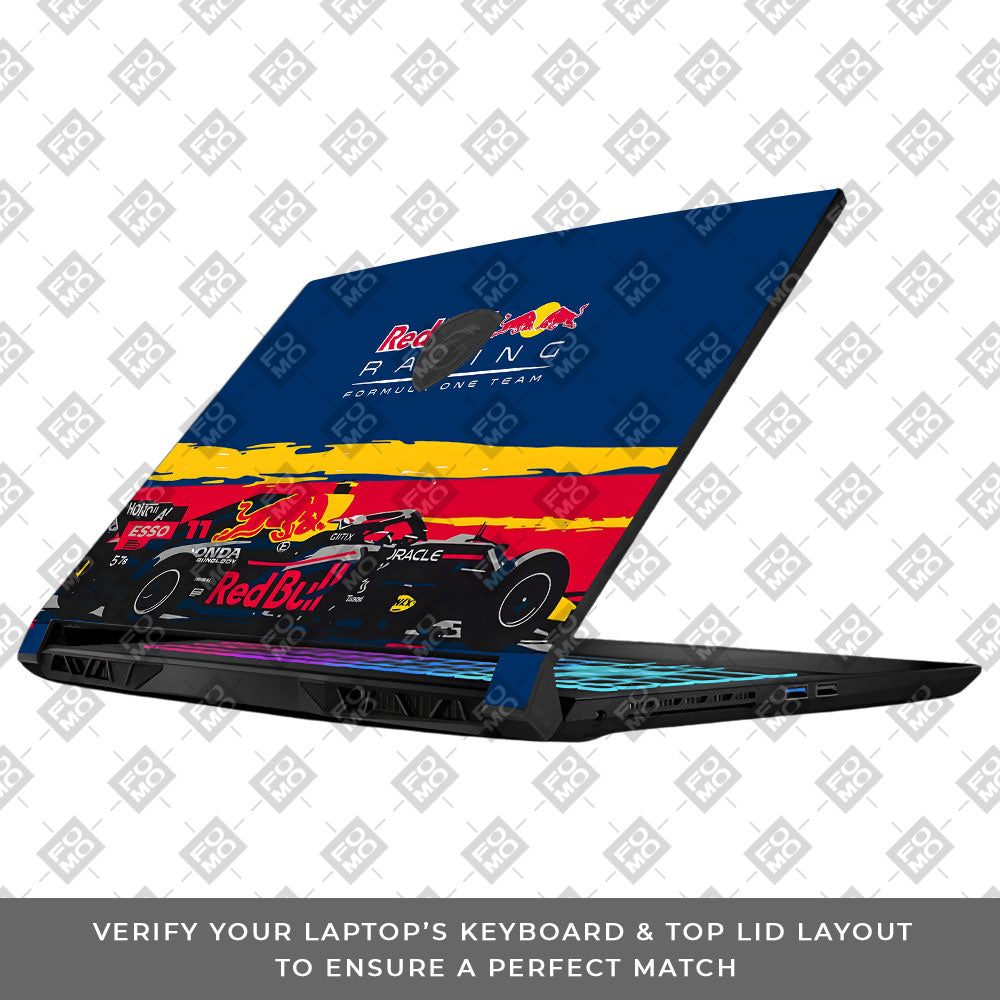 Red Bull Racing Formula One Team MSI Katana 15 B13V 3D Laptop Skin