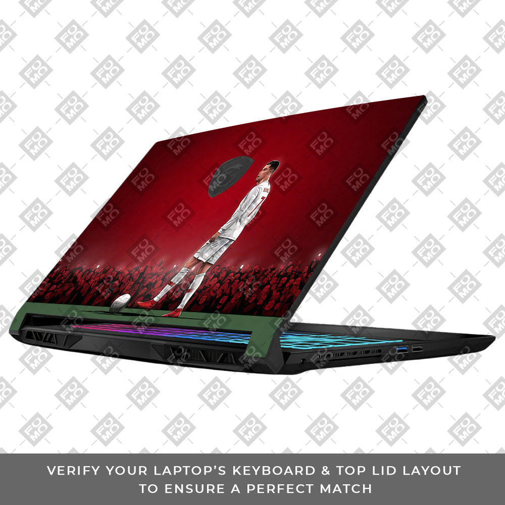 Ronaldo Cold Mode MSI Katana 15 B13V 3D Laptop Skin
