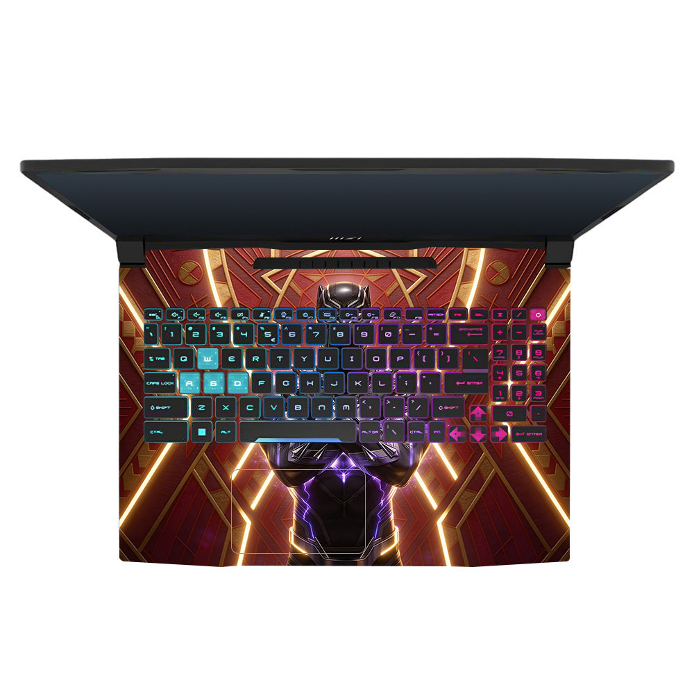 Black Panther Wakanda's King MSI Katana 15 B13V 3D Laptop Skin
