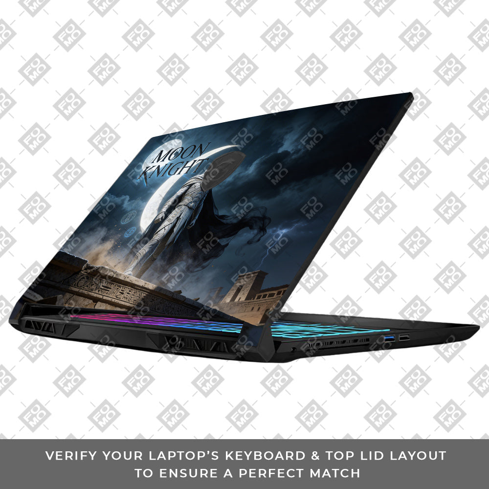 Moon Knight Lunar Vigil MSI Katana 15 B13V Laptop Skin