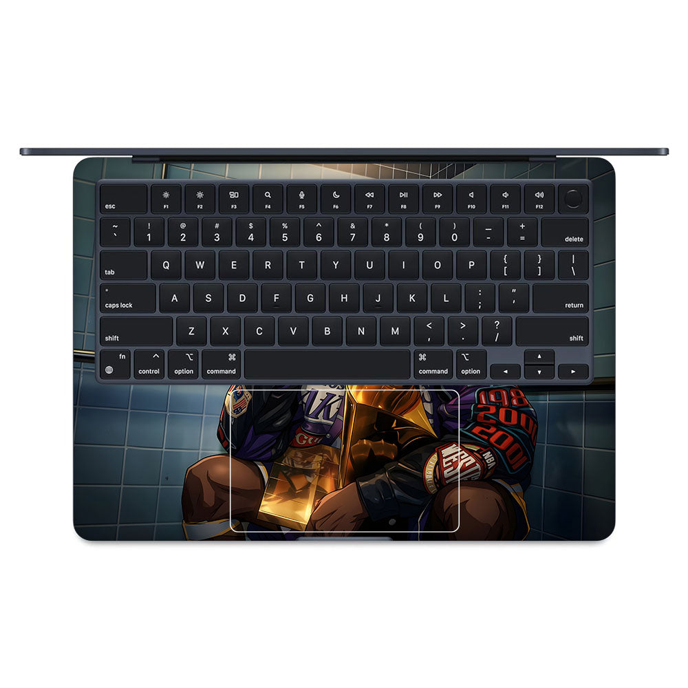 Kobe Trophy MacBook Air 13 M2 2022 3D Laptop Skin