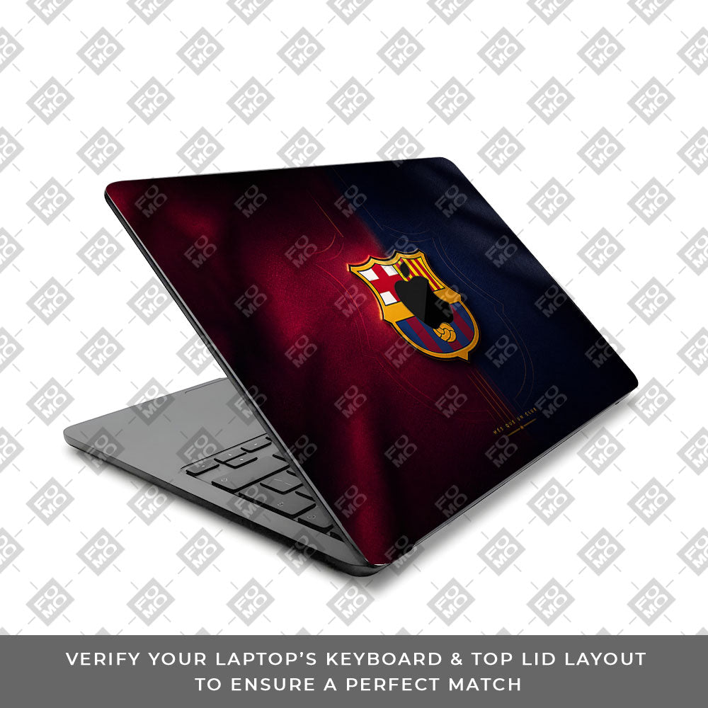 Catalan Pride Barcelona Legacy MacBook Air 13 M4 2025 3D Laptop Skin