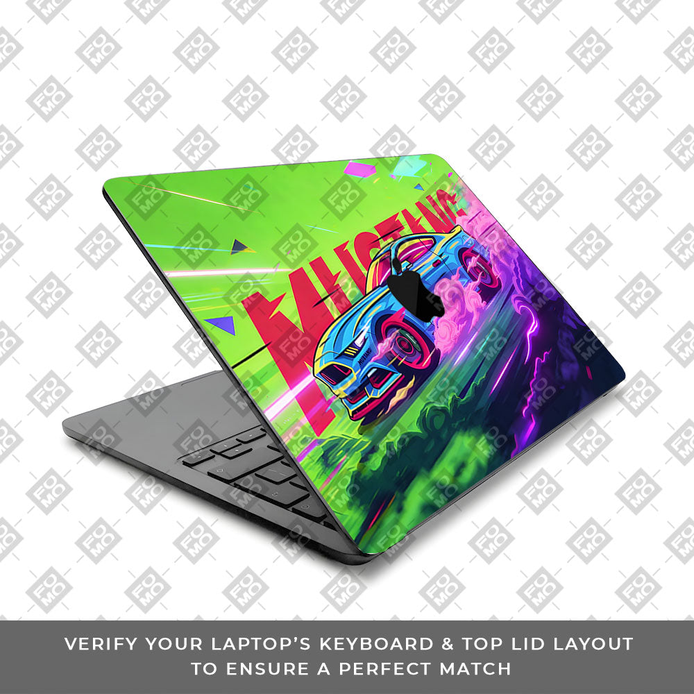 Ford Mustang Legacy Macbook Air 13 M5 2026 3D Laptop Skin