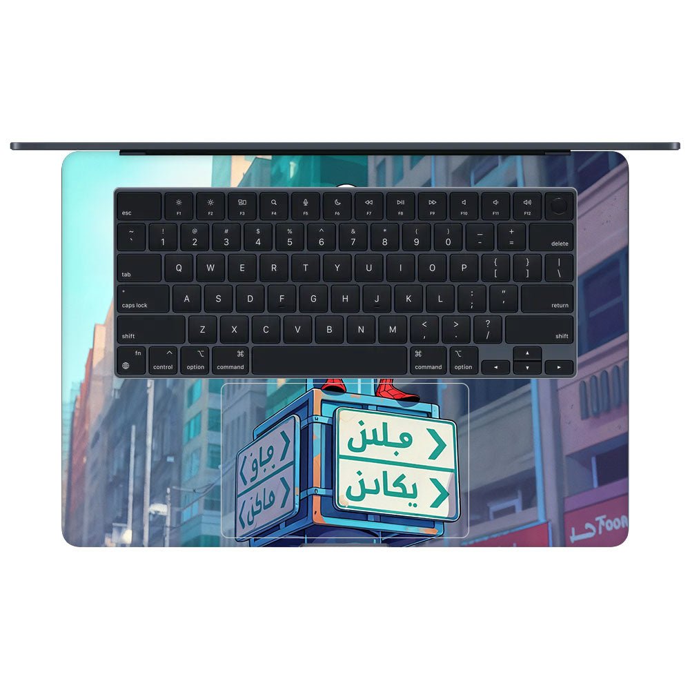 Arabian Spider Man MacBook Air 15 M3 2024 3D Laptop Skin
