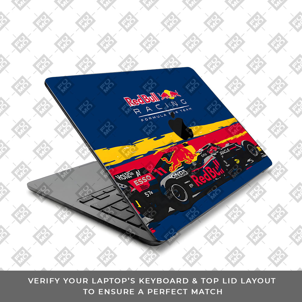 Red Bull Racing Formula One Team MacBook Air 15 M4 2025 3D Laptop Skin