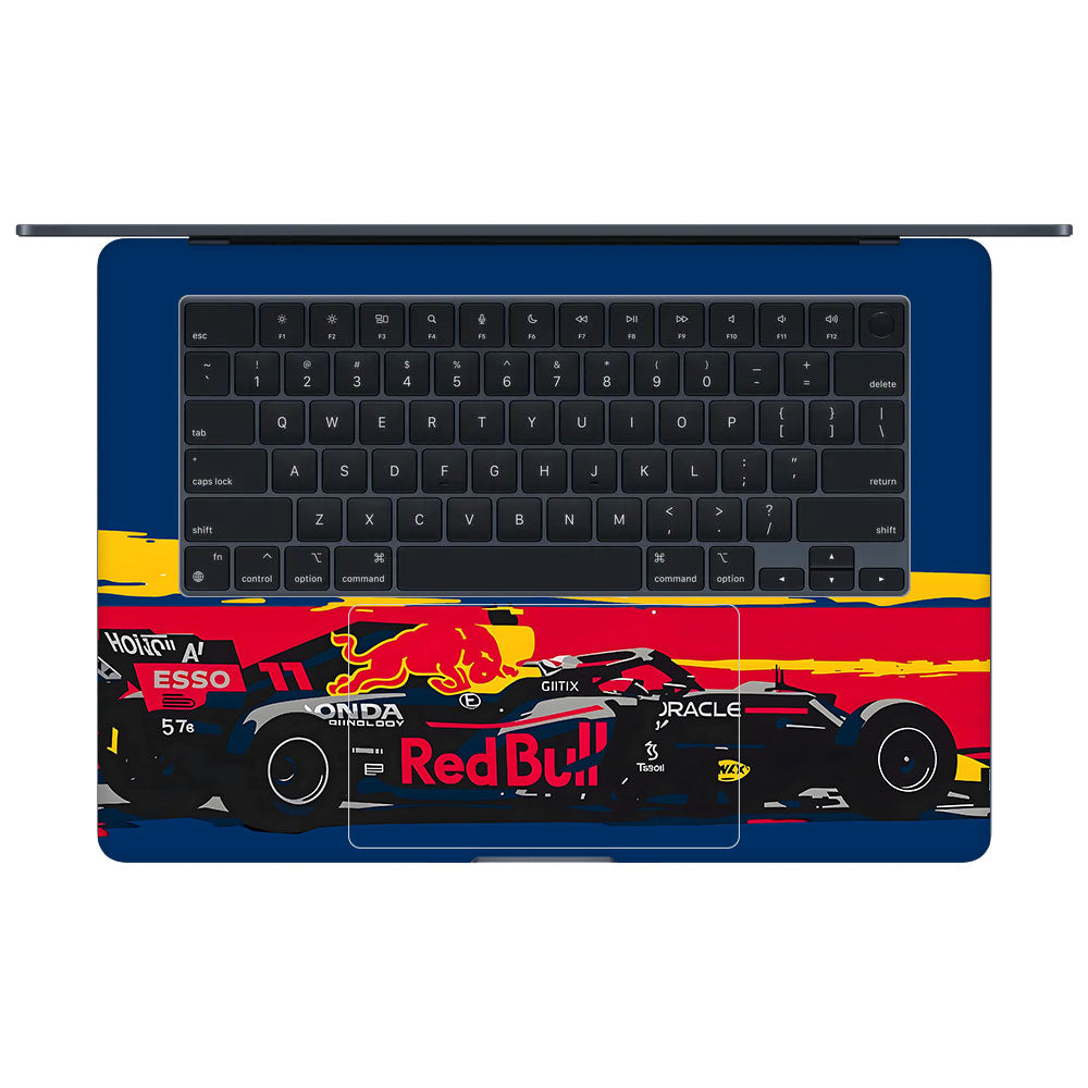 Red Bull Racing Formula One Team MacBook Air 15 M4 2025 3D Laptop Skin