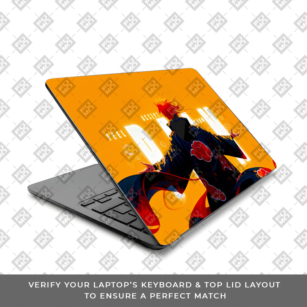 Pain Six Paths Macbook Air 15 M5 2026 3D Laptop Skin