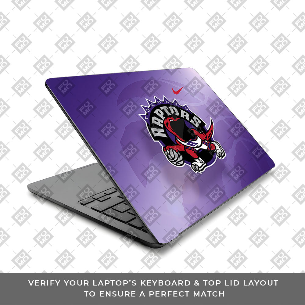 Raptors Pride Macbook Air 15 M5 2026 3D Laptop Skin