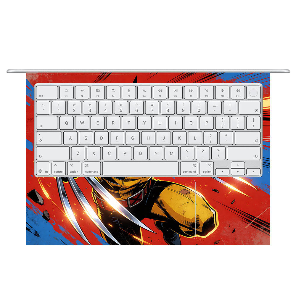 Adamantium Rage MacBook Neo 3D Laptop Skin
