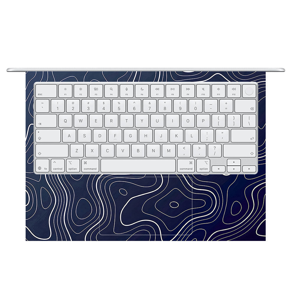 Fluid Lines Design MacBook Neo 13 3D Laptop Skin