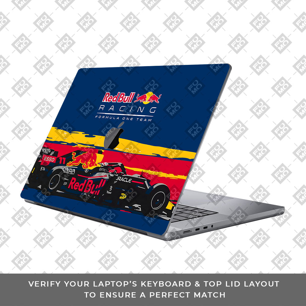 Red Bull Racing Formula One Team MacBook Neo 3D Laptop Skin