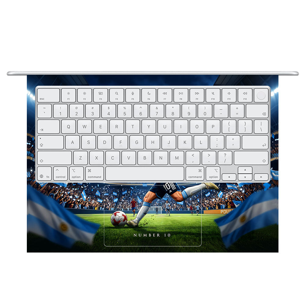 Messi World Champ Energy MacBook Neo 3D Laptop Skin