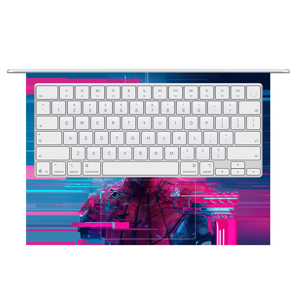 Glitch Spider MacBook Neo 3D Laptop Skin