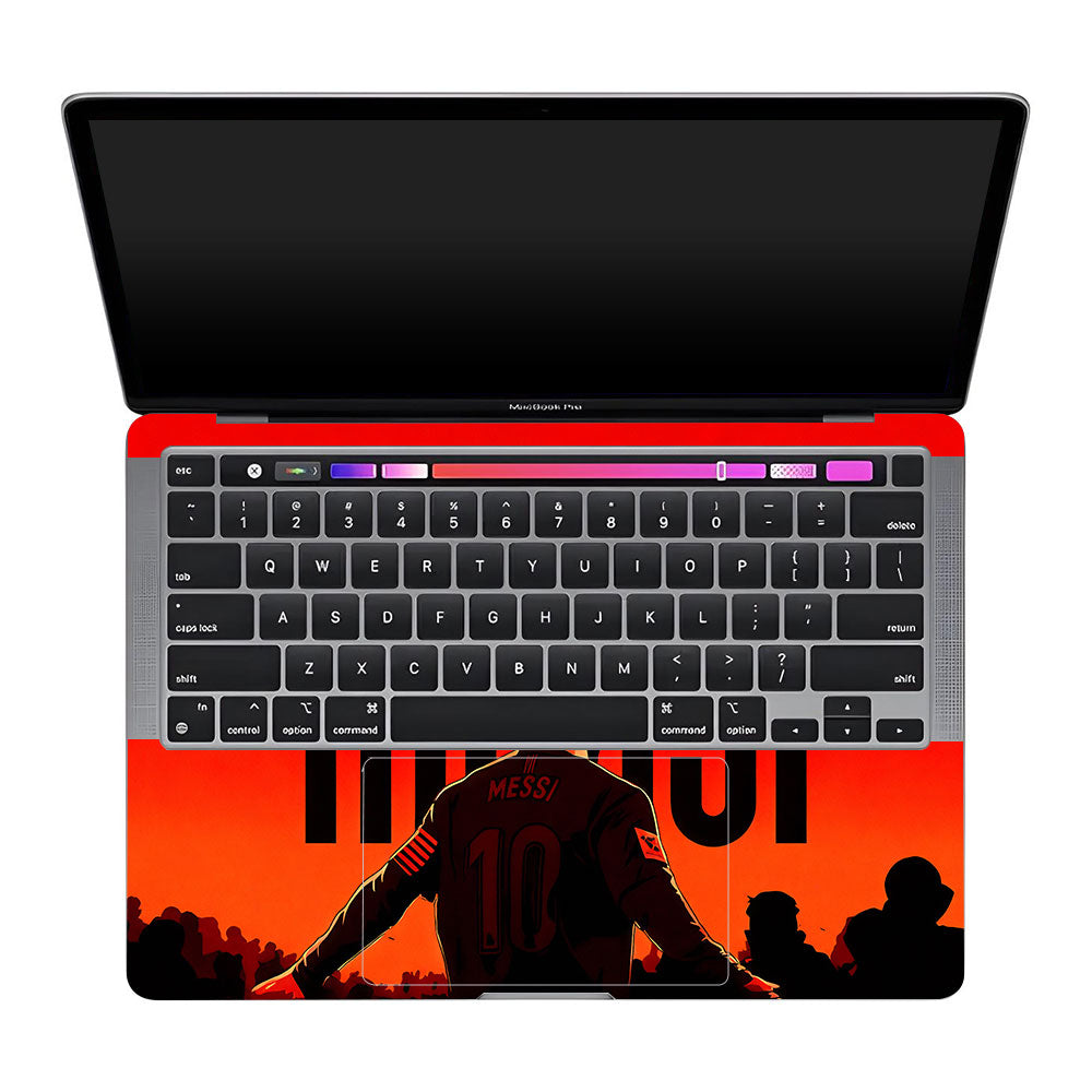 Messi Red Aura MacBook Pro 13 Intel 2020 3D Laptop Skin