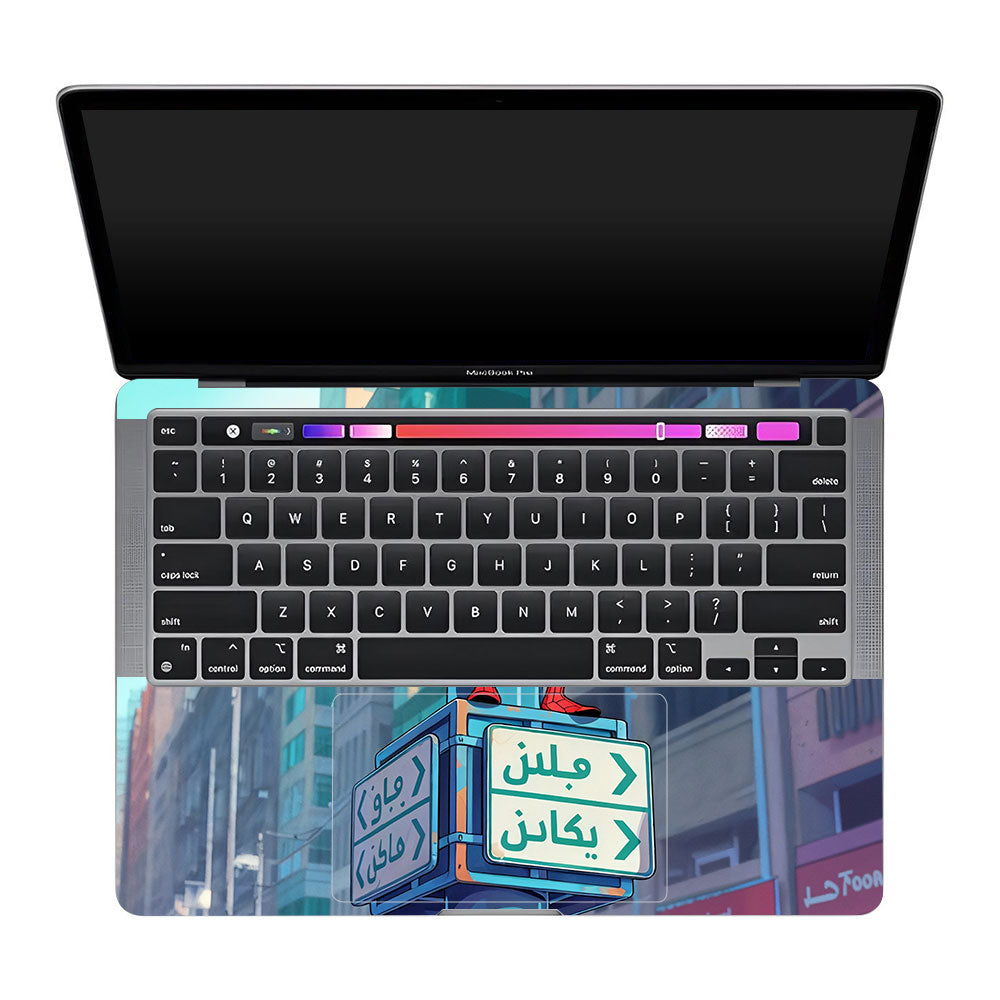 Arabian Spider Man MacBook Pro 13 M1 2020 3D Laptop Skin