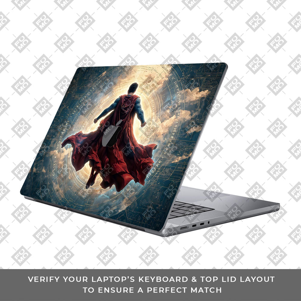 Superman Flying Beyond the Cosmos MacBook Pro 13 M1 2020 3D Laptop Skin