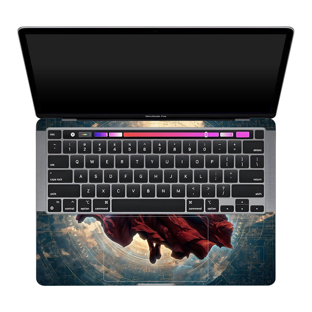 Superman Flying Beyond the Cosmos MacBook Pro 13 M1 2020 3D Laptop Skin