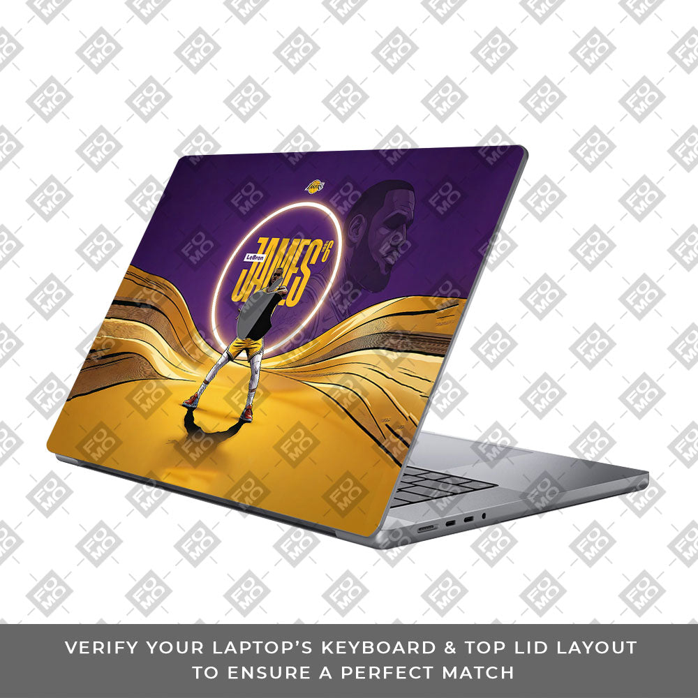 LeBron Legacy MacBook Pro 13 M2 2022 3D Laptop Skin
