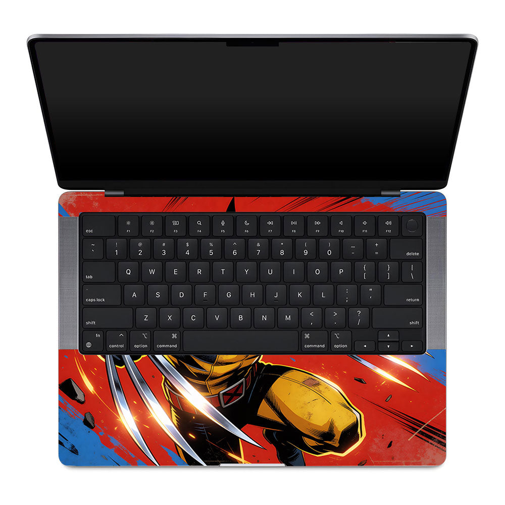 Adamantium Rage MacBook Pro 14 M1, M2, M3, M4 2021-2024 3D Laptop Skin