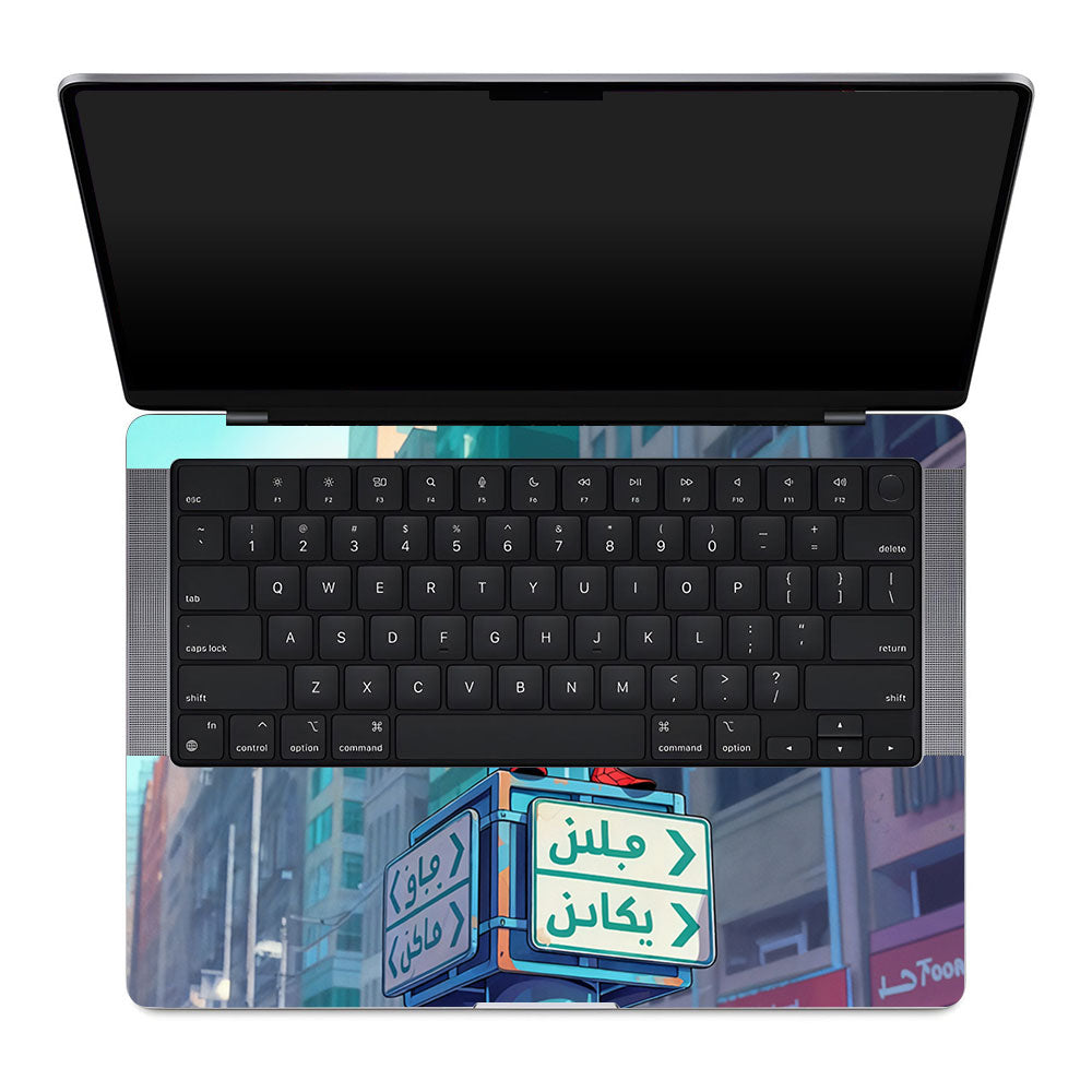 Arabian Spider Man MacBook Pro 14 M1, M2, M3, M4 2021-2024 3D Laptop Skin
